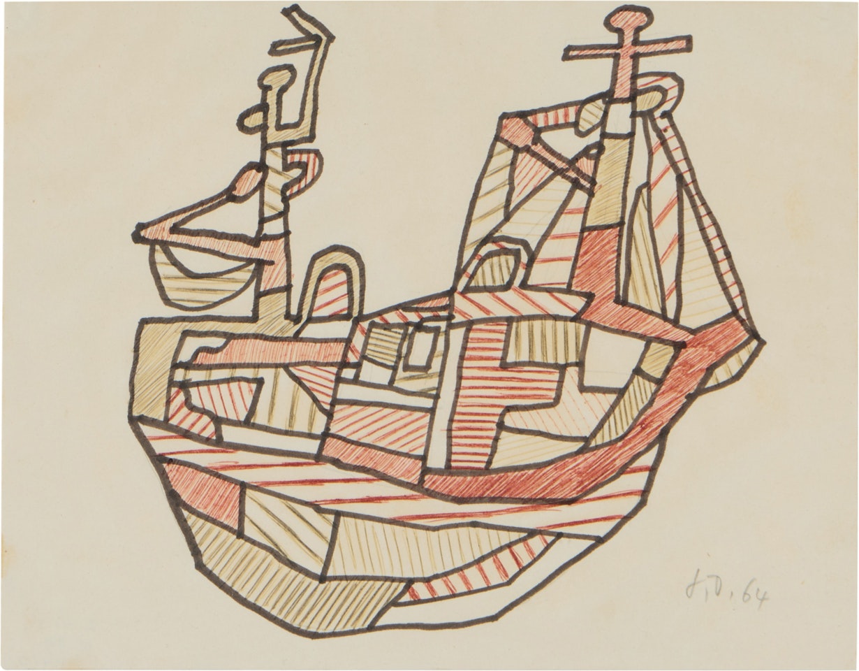 Bateau I by Jean Dubuffet