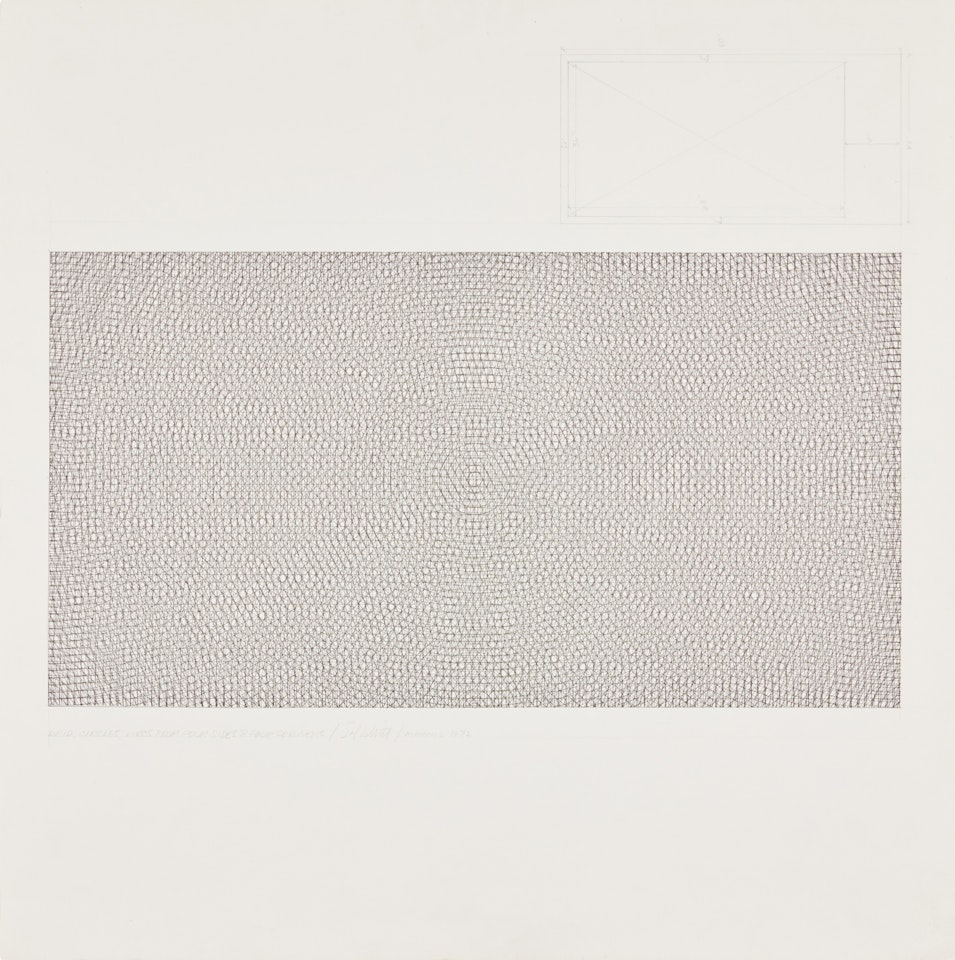 Grid, Circles, Arcs from Four Sides & Four Corners by Sol LeWitt