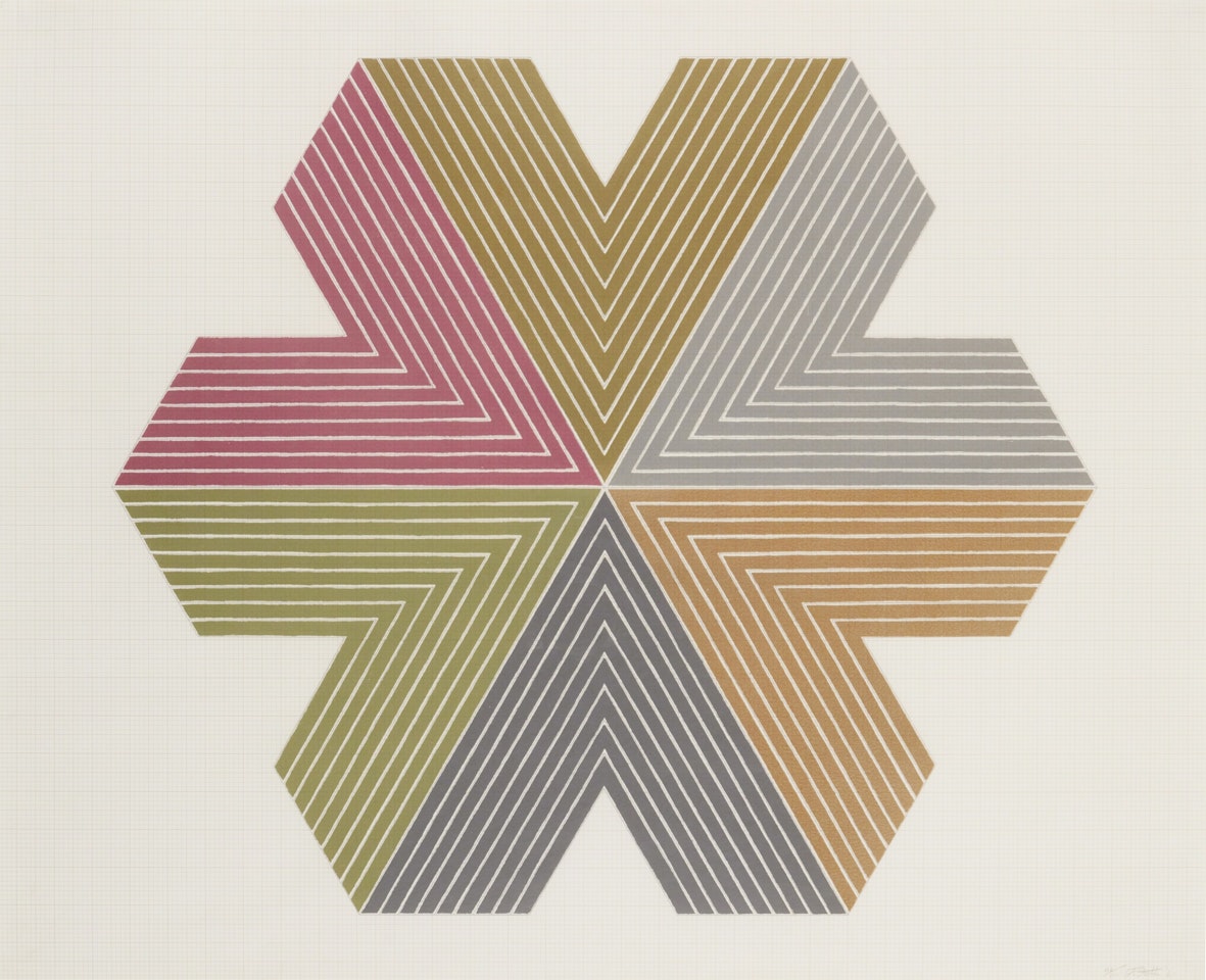 Star of Persia I (Axsom 1) by Frank Stella