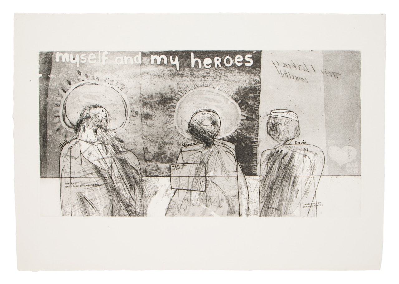 Myself and My Heroes (Scottish Arts Council 4; MCAT 4) by David Hockney