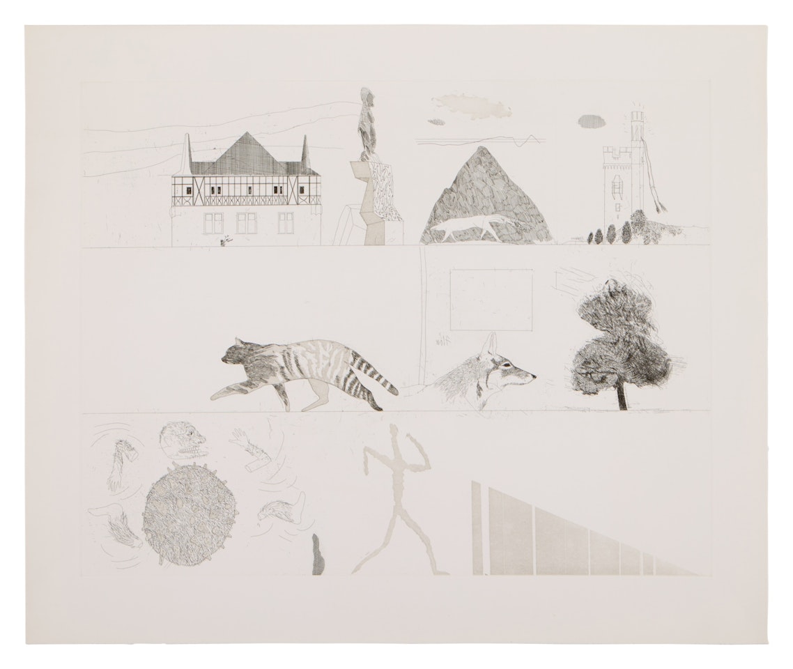 Brothers Grimm Studies by David Hockney