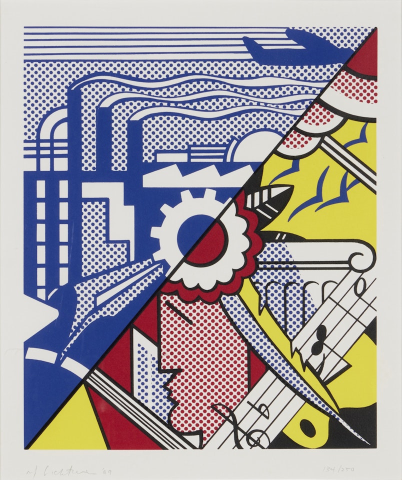 Industry and the Arts (Corlett 86) by Roy Lichtenstein