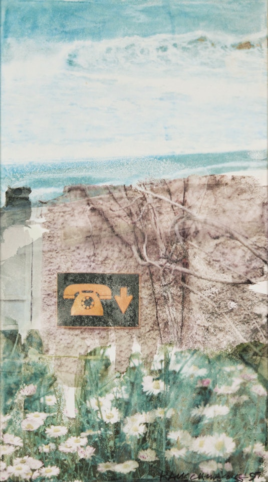 Good Tidings [Anagram (A Pun)] by Robert Rauschenberg
