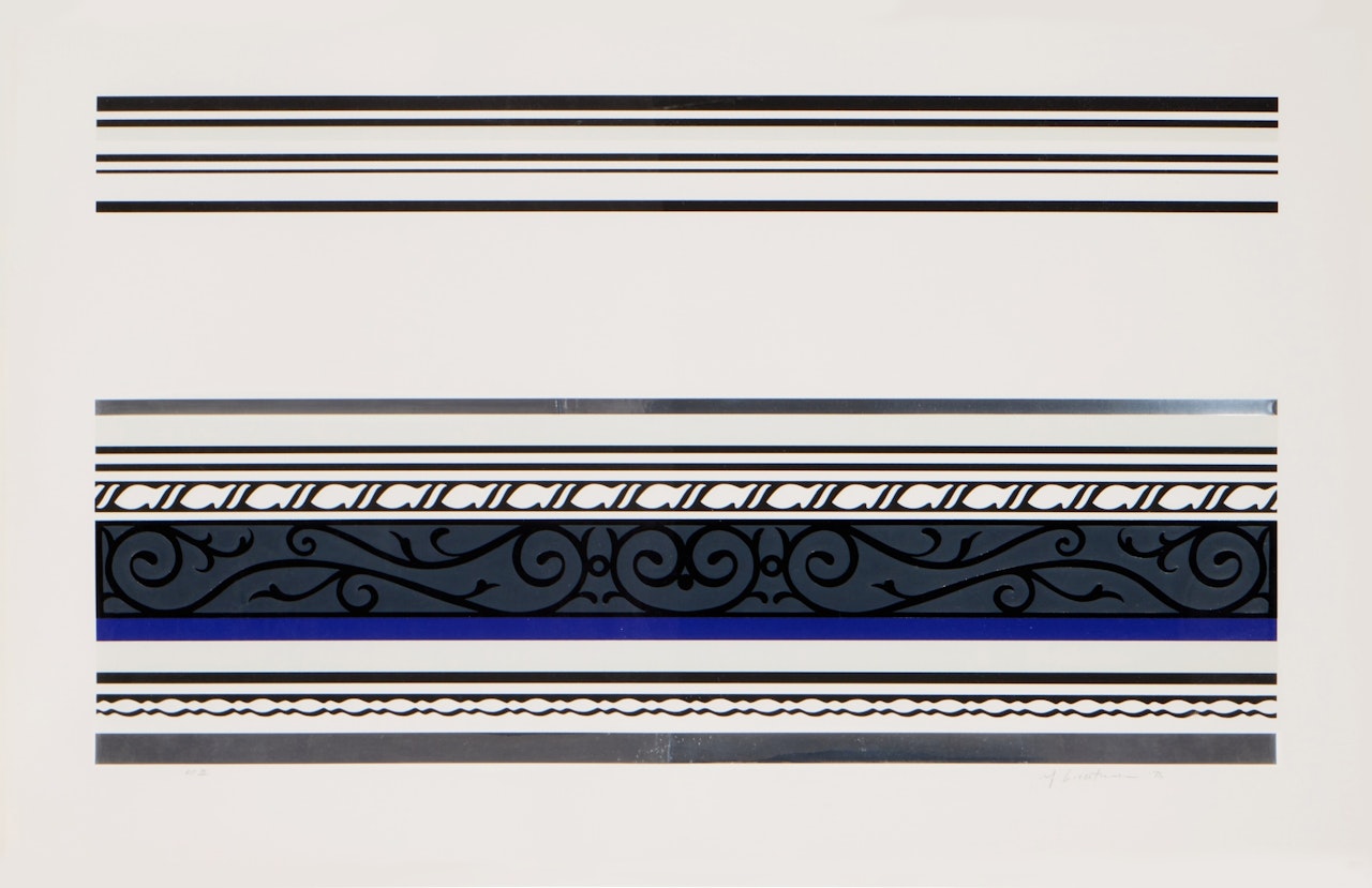 Entablature IX, from the Entablature series (Corlett 146) by Roy Lichtenstein