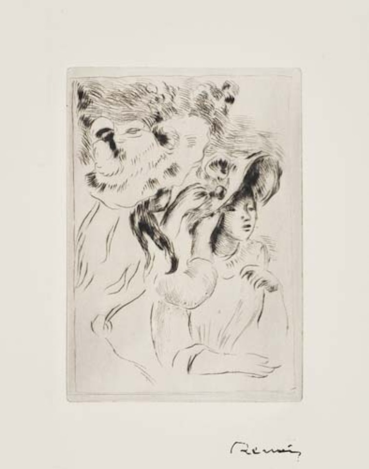 Le Chapeau Épinglé (2e planche) by Pierre-Auguste Renoir