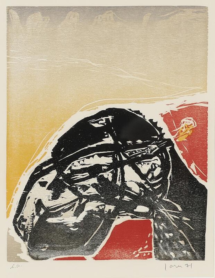 “L"Armure Désarmante” from the series “Études et Surprises” by Asger Jorn