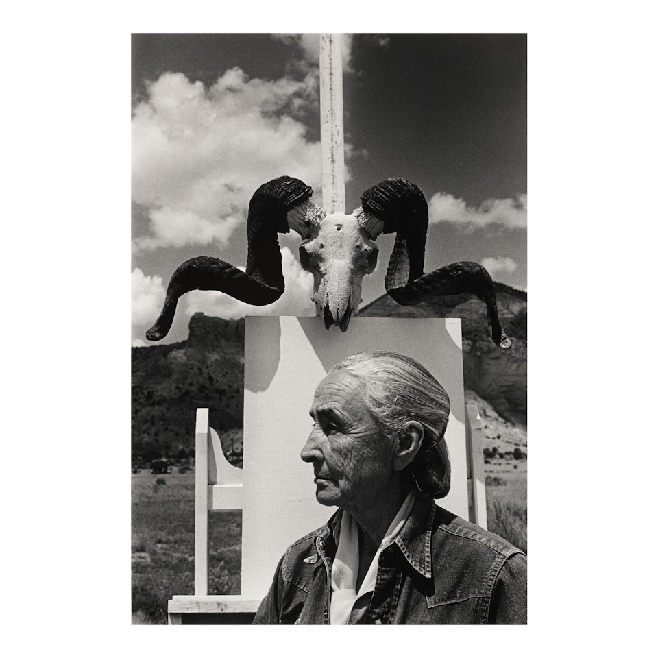 "Georgia O"Keeffe, Ghost Ranch" by Arnold Newman