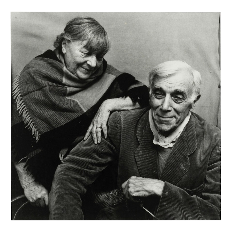 "Georges Braque and his wife Augustine 1.27.59" by Richard Avedon