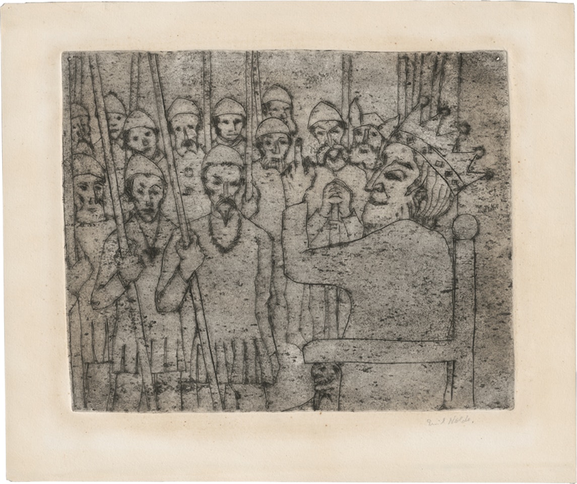 King and men by Emil Nolde