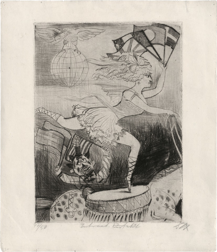 International equestrian act by Otto Dix