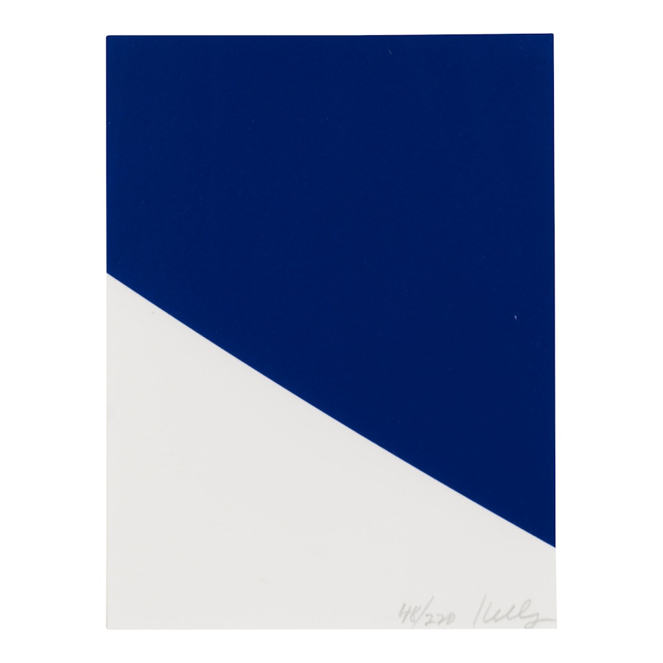 Blue Curve (Axsom 281; Gemini 1797) by Ellsworth Kelly