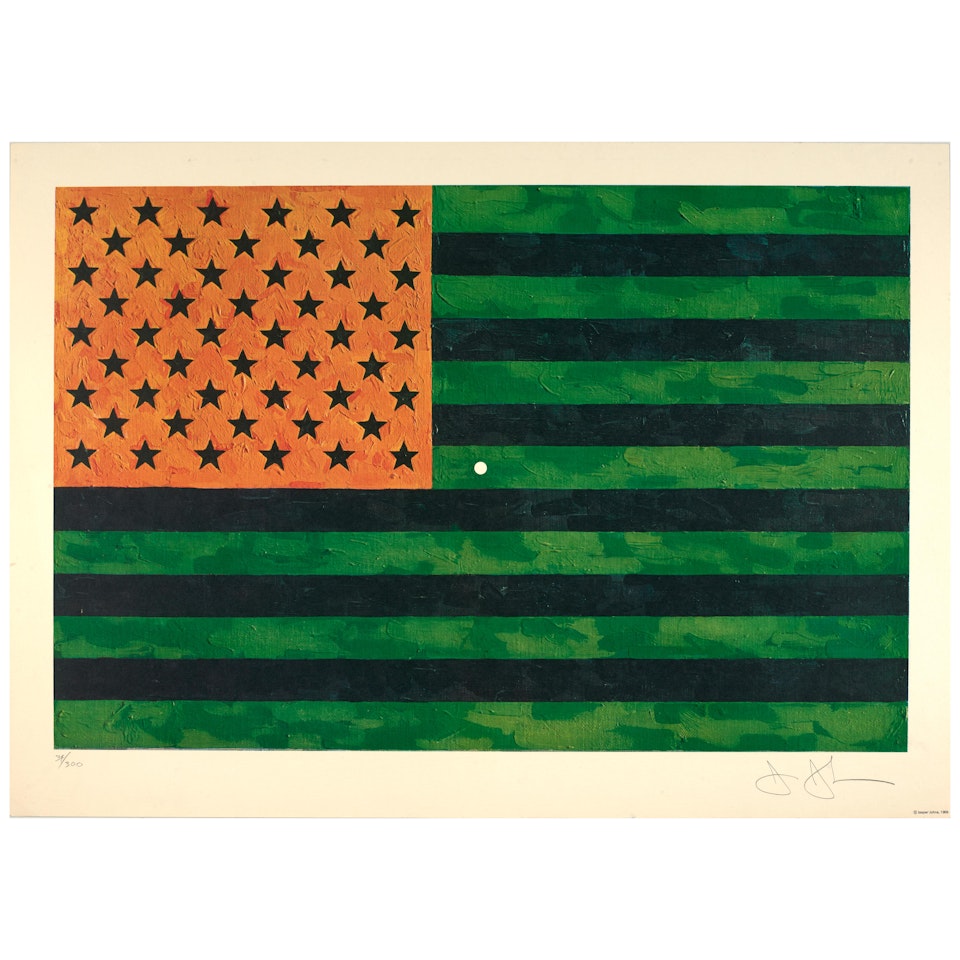 Flag (Moratorium) by Jasper Johns