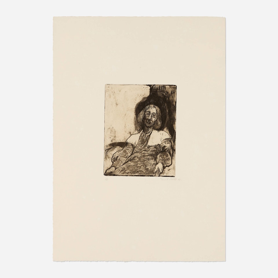 Ältere Frau by Emil Nolde
