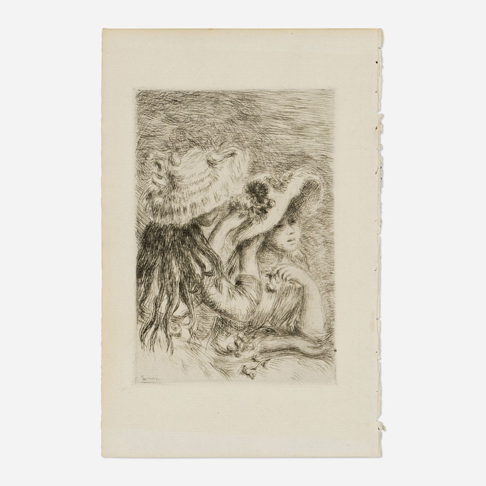 Le chapeau épinglé by Pierre-Auguste Renoir