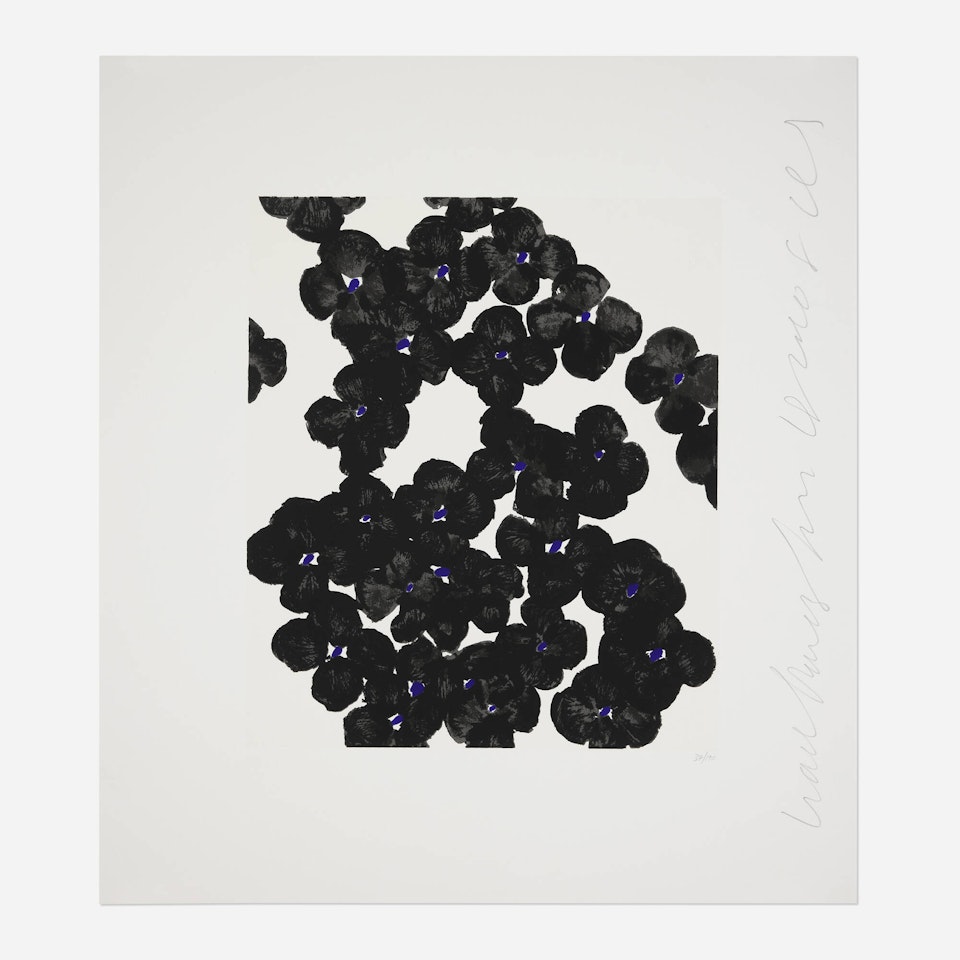 Wallflower 35 (from the Wallflowers portfolio) by Donald Sultan