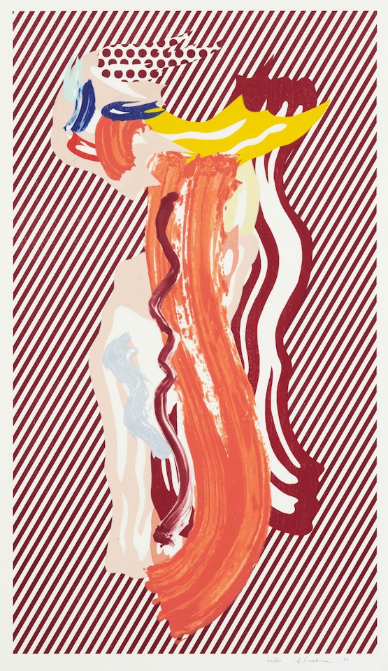 Nude : Brushstroke Figure Series by Roy Lichtenstein