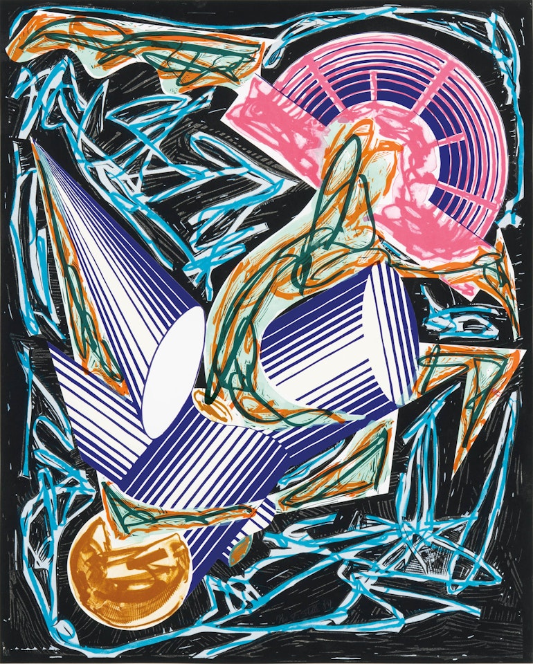 A Had Gadya: Front Cover, Illustrations After El Lissitzky"s Had Gadya (1984) by Frank Stella