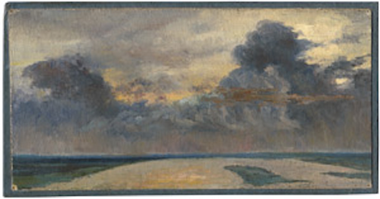 "Thunderstorm over the Baltic Sea" by German School