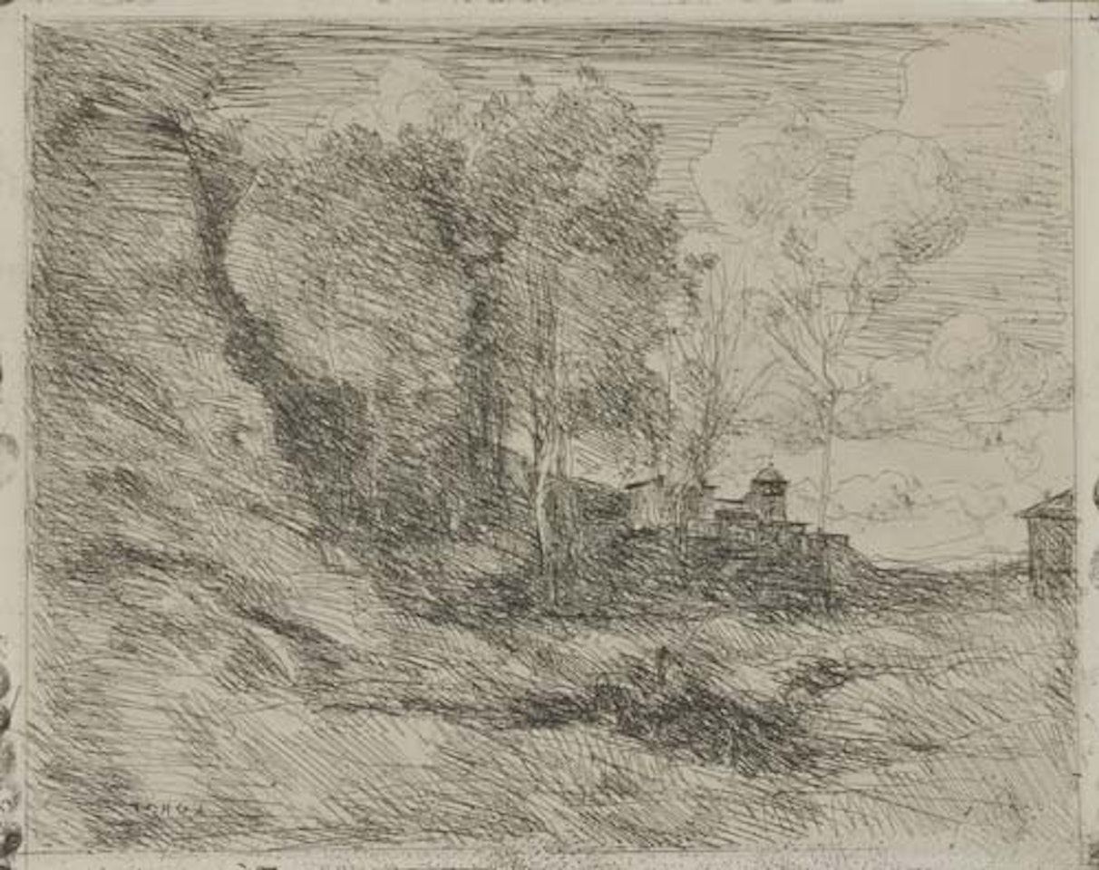 Souvenir d'Ostie by Jean Baptiste Camille Corot