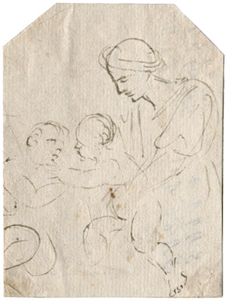 The Virgin with the Christ Child and John the Baptist by Italian School