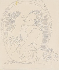 Couple embracing
