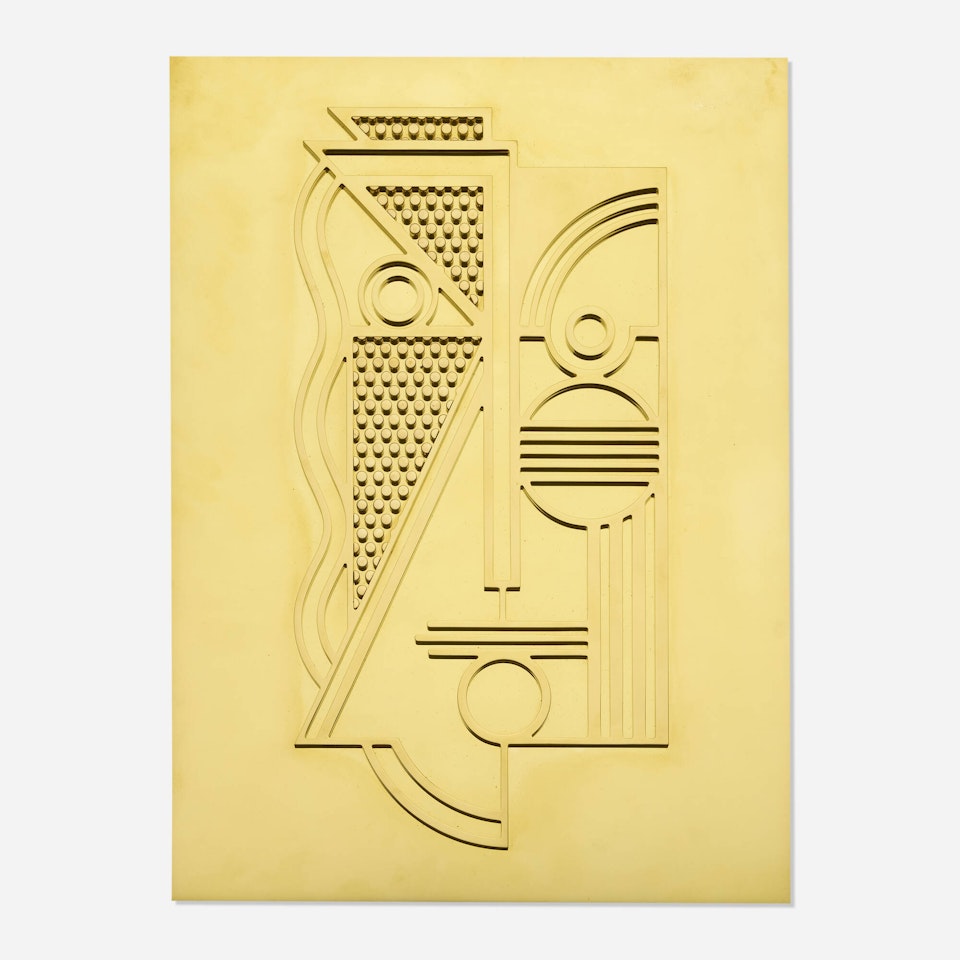 Modern Head Relief by Roy Lichtenstein