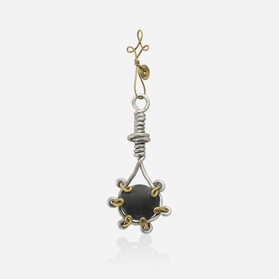 Pendant with Gaming Teeth by Alexander Calder
