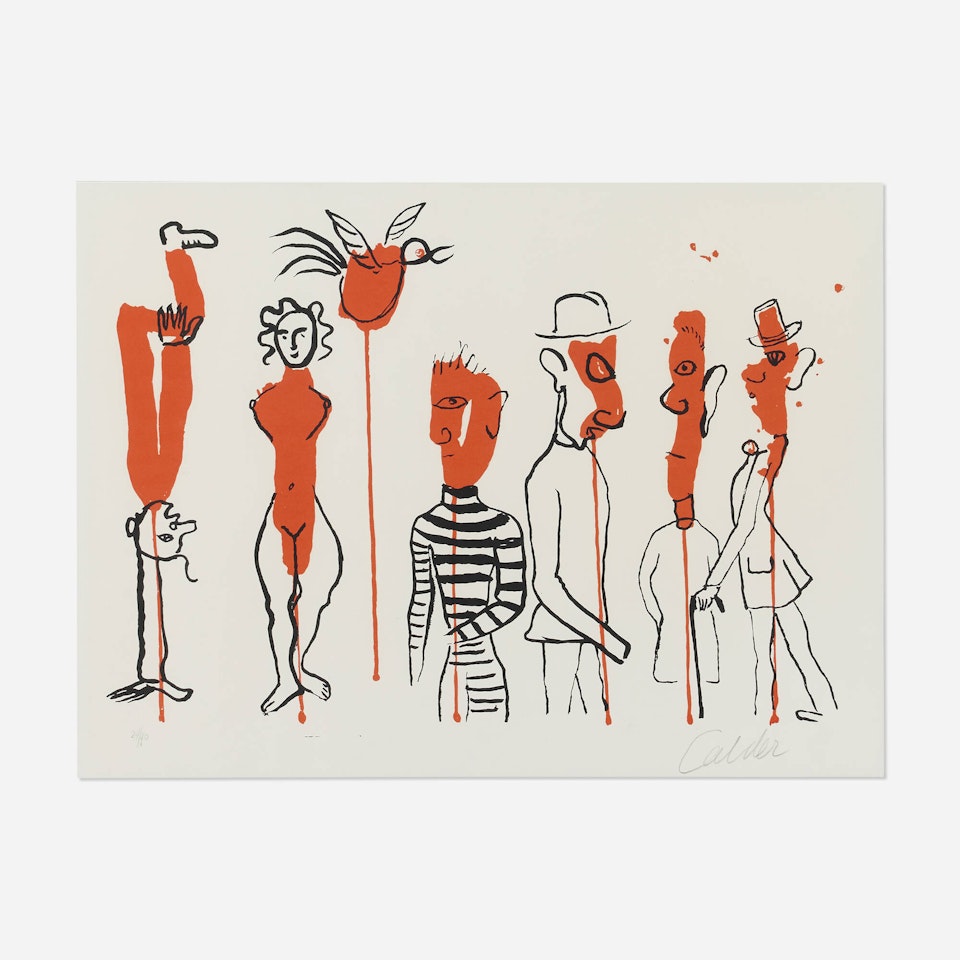 Criminel au milieu by Alexander Calder