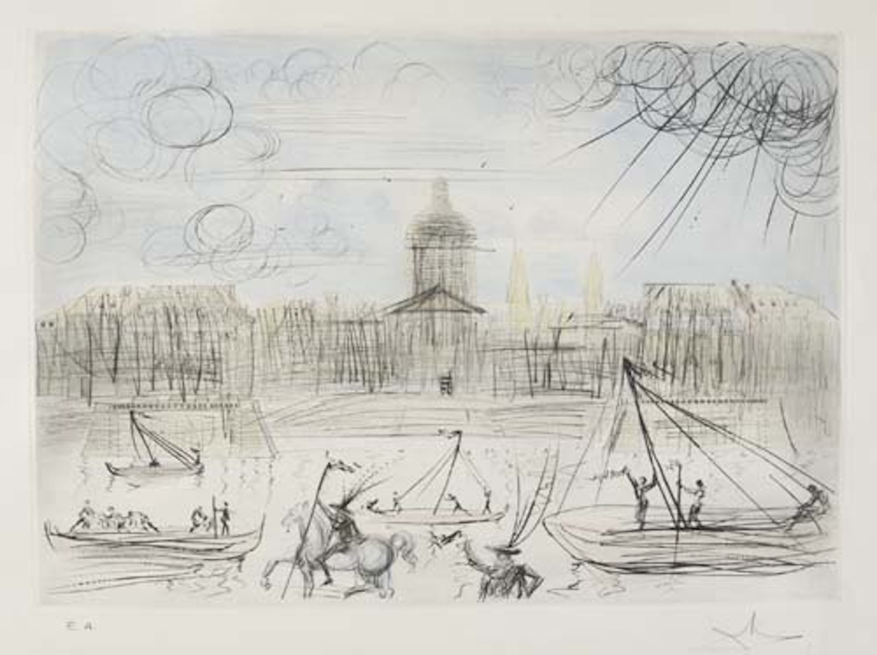 Académie de Paris by Salvador Dali