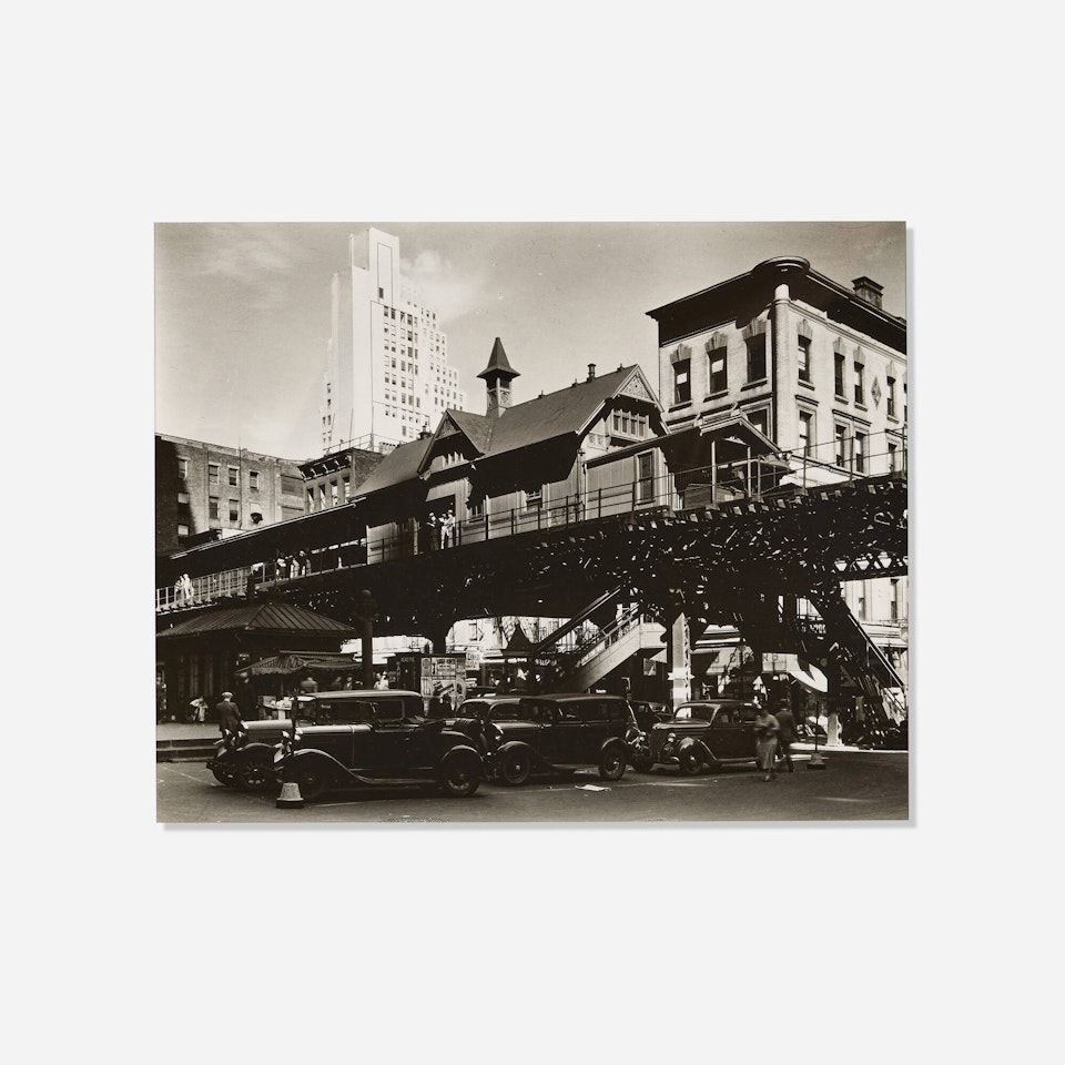 Hanover Square, Manhattan by Berenice Abbott