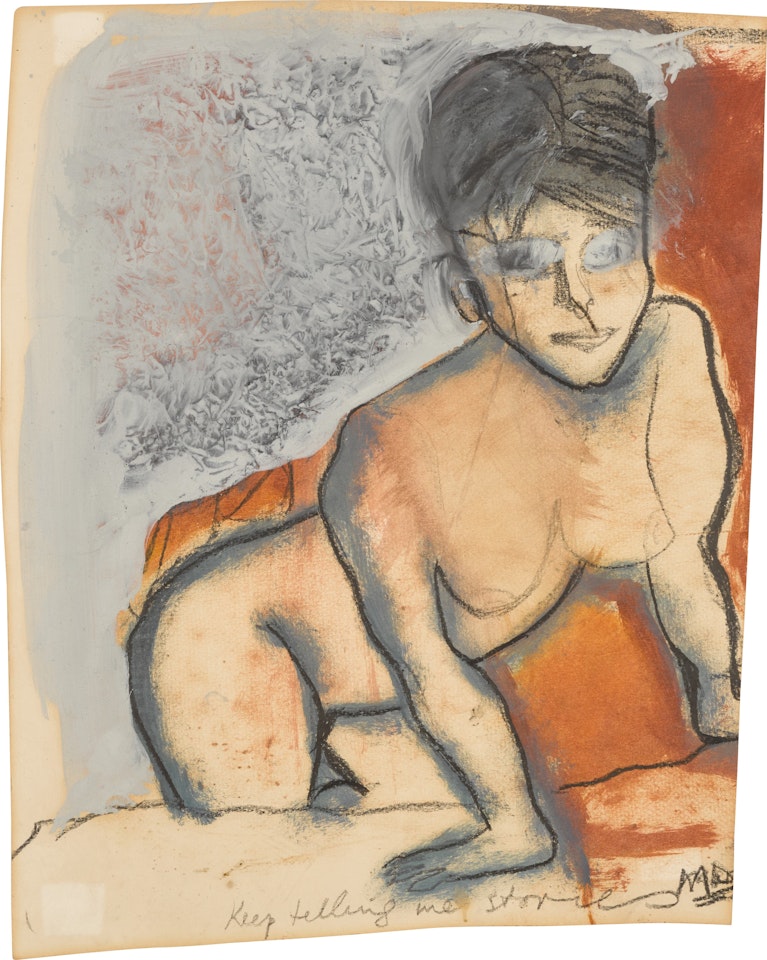 Keep Telling Me Stories by Marlene Dumas