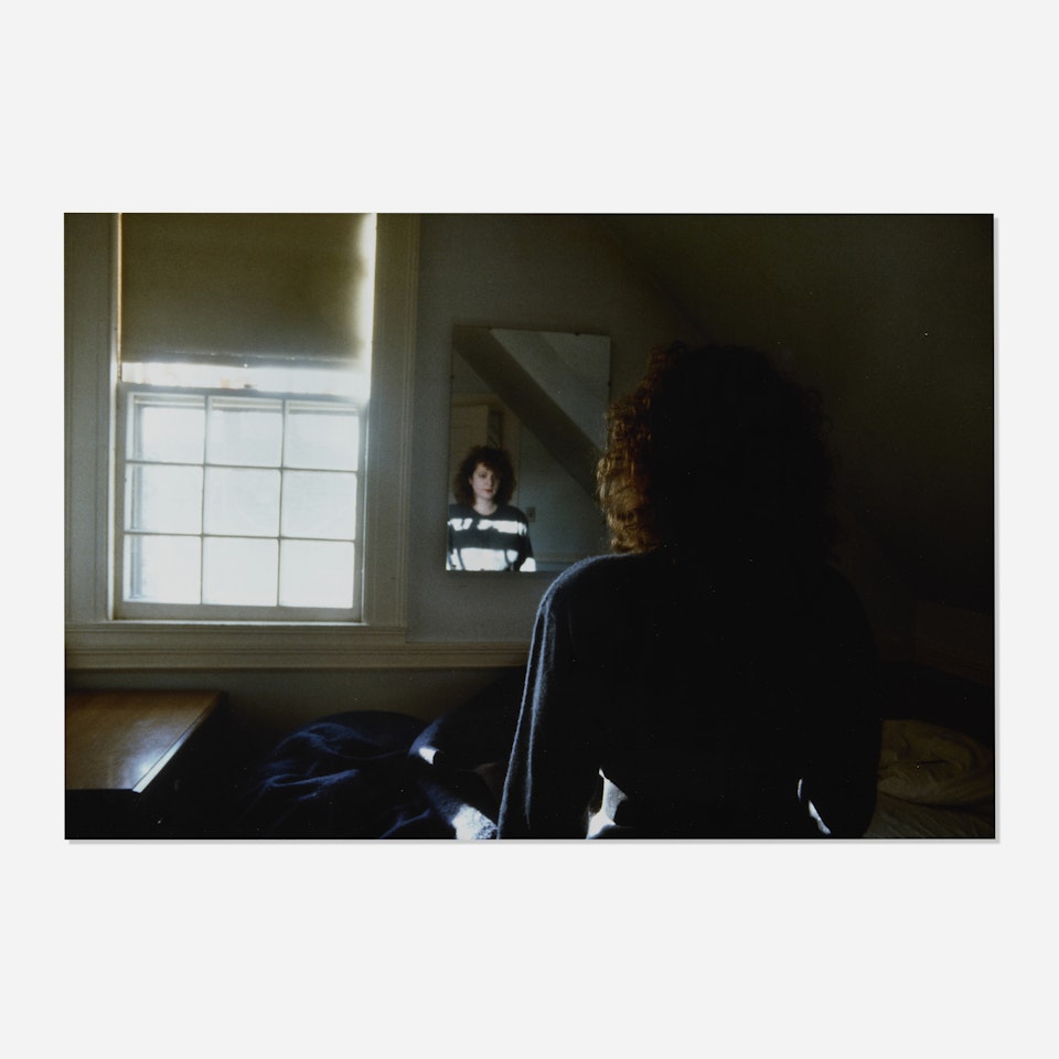 Self-Portrait in the Mirror, The Lodge, Belmont, MA by Nan Goldin