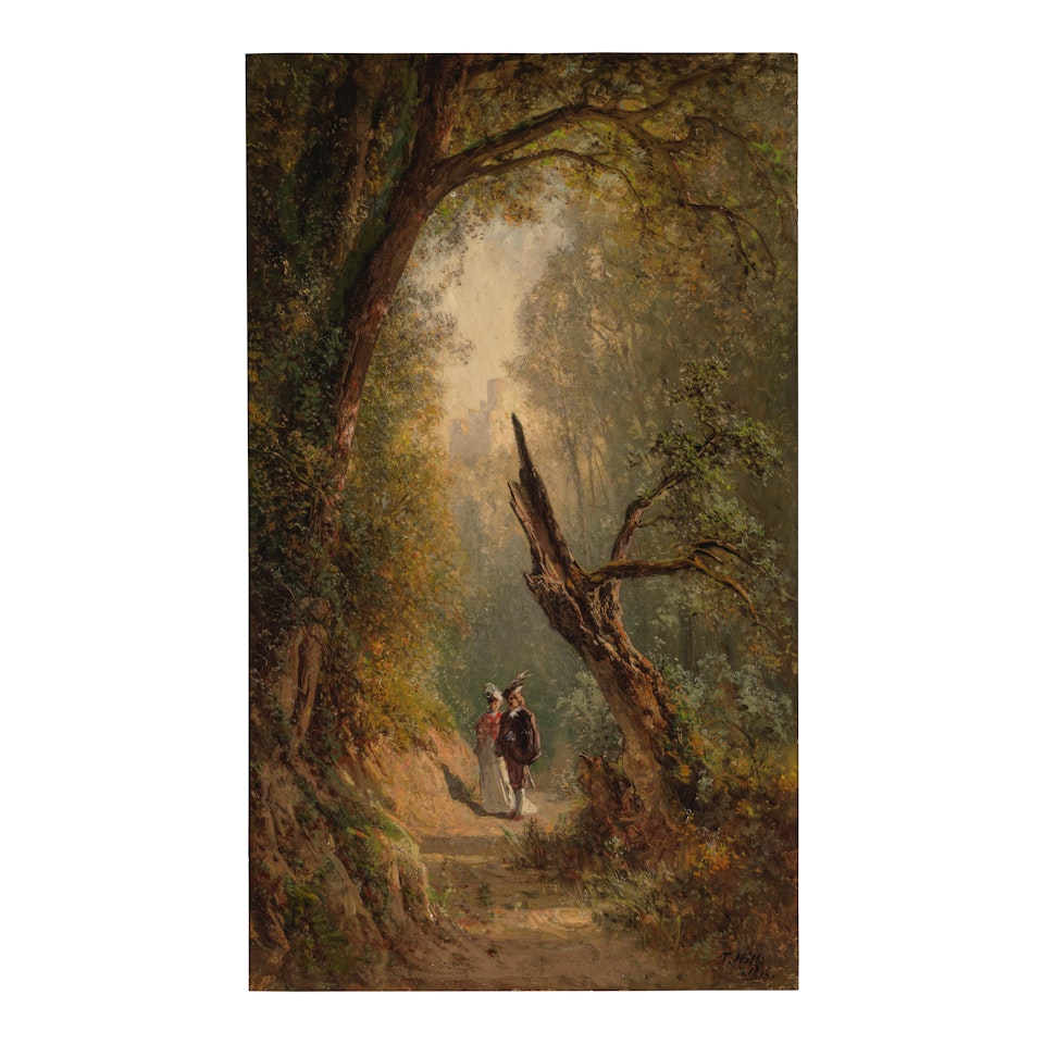 Stroll Through the Woods by Thomas Hill