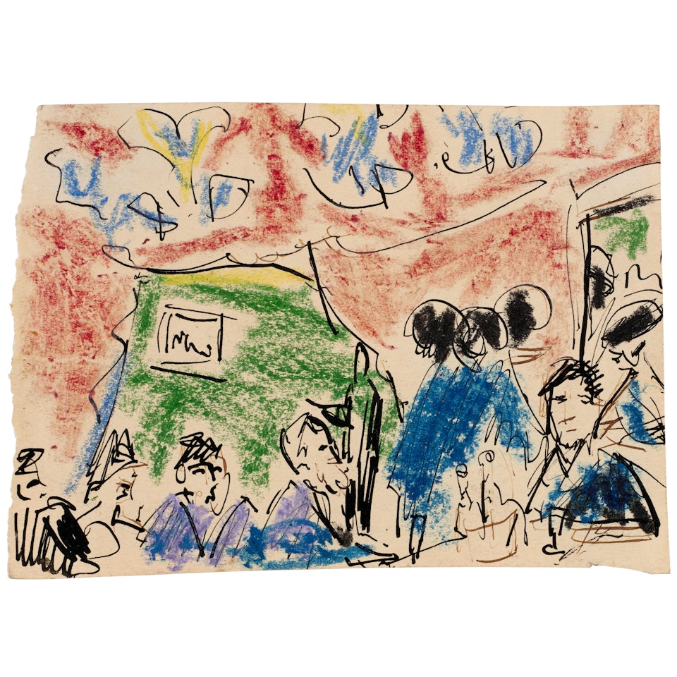 Weinstube (Wine Bar) by Ernst Ludwig Kirchner