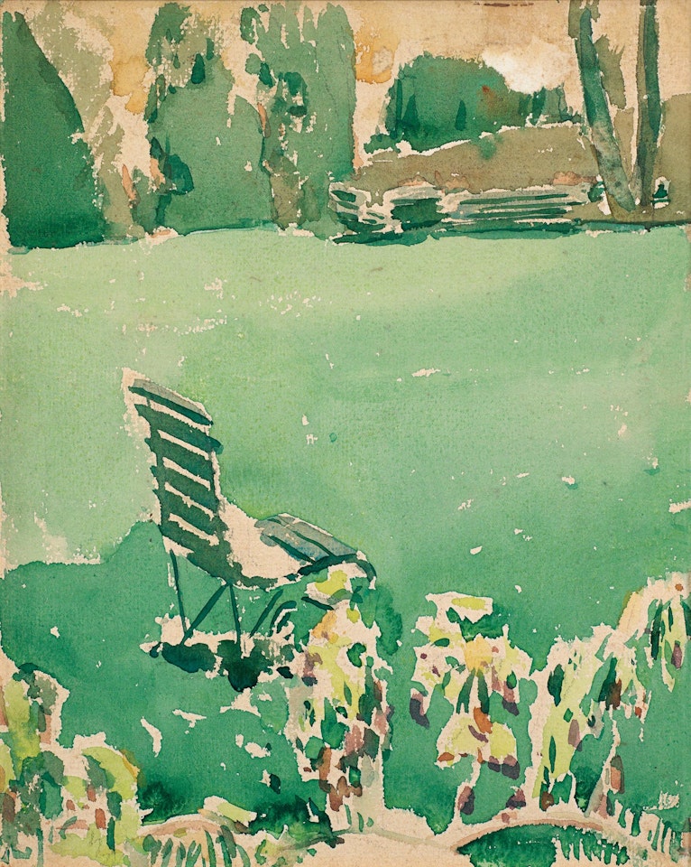 A Corner of a Park by Wu Dayu