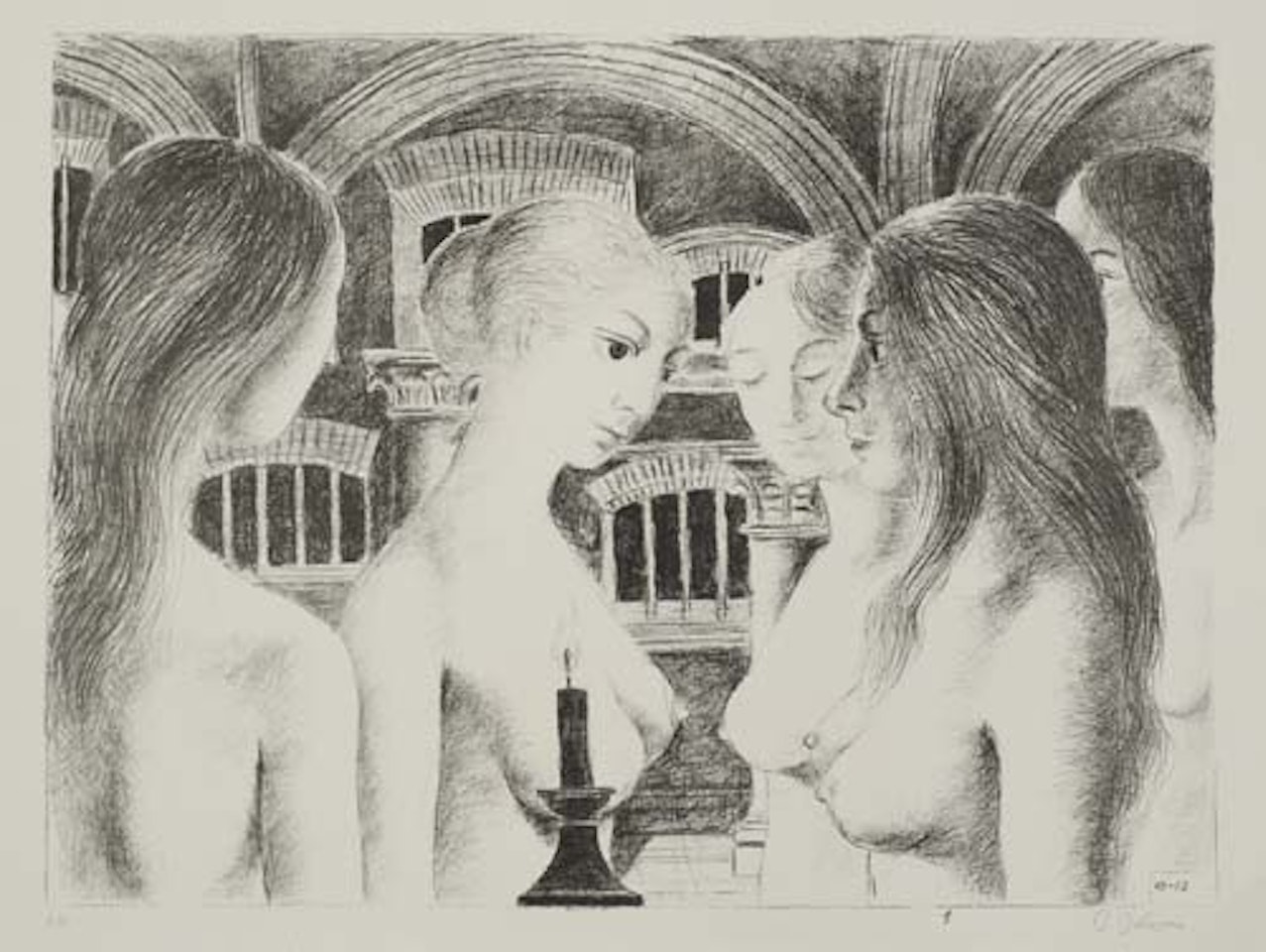 The Vault by Paul Delvaux