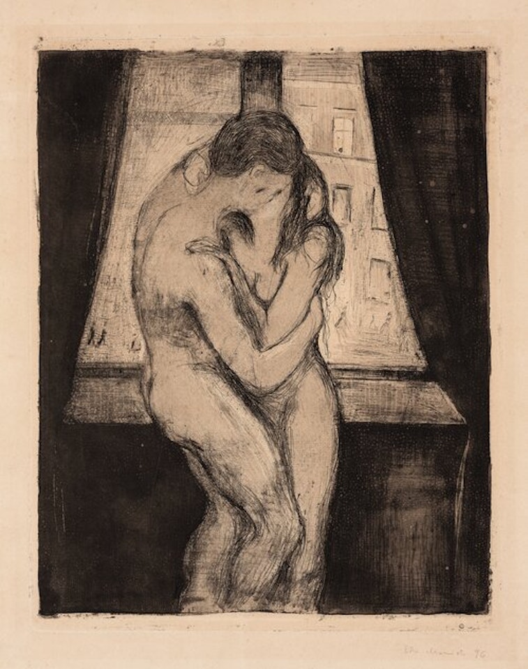 The Kiss by Edvard Munch