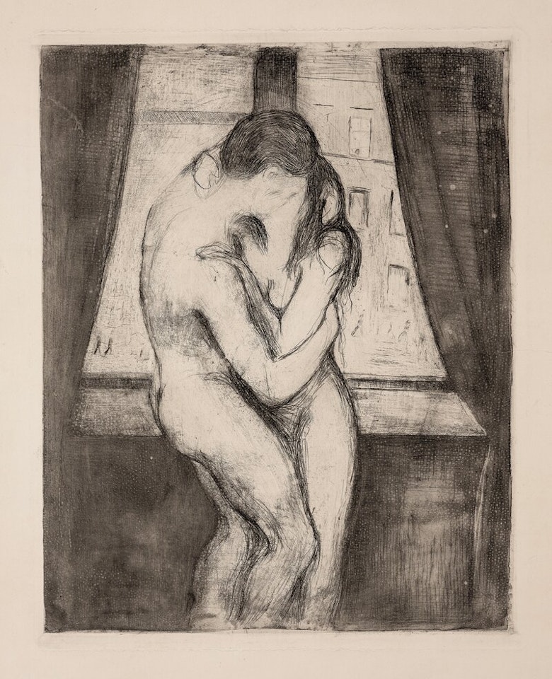 The Kiss by Edvard Munch