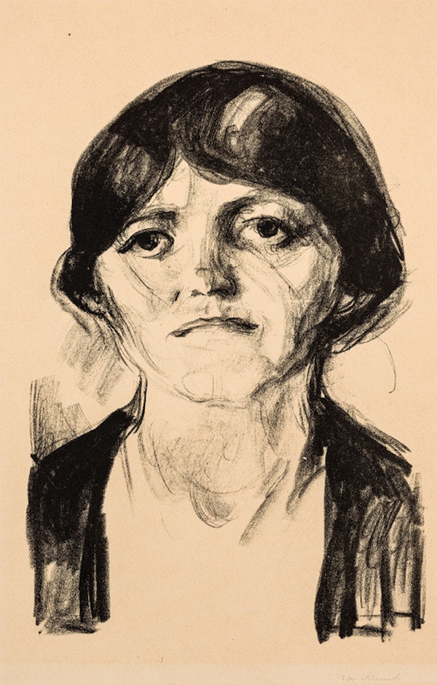 Woman"s Portrait by Edvard Munch