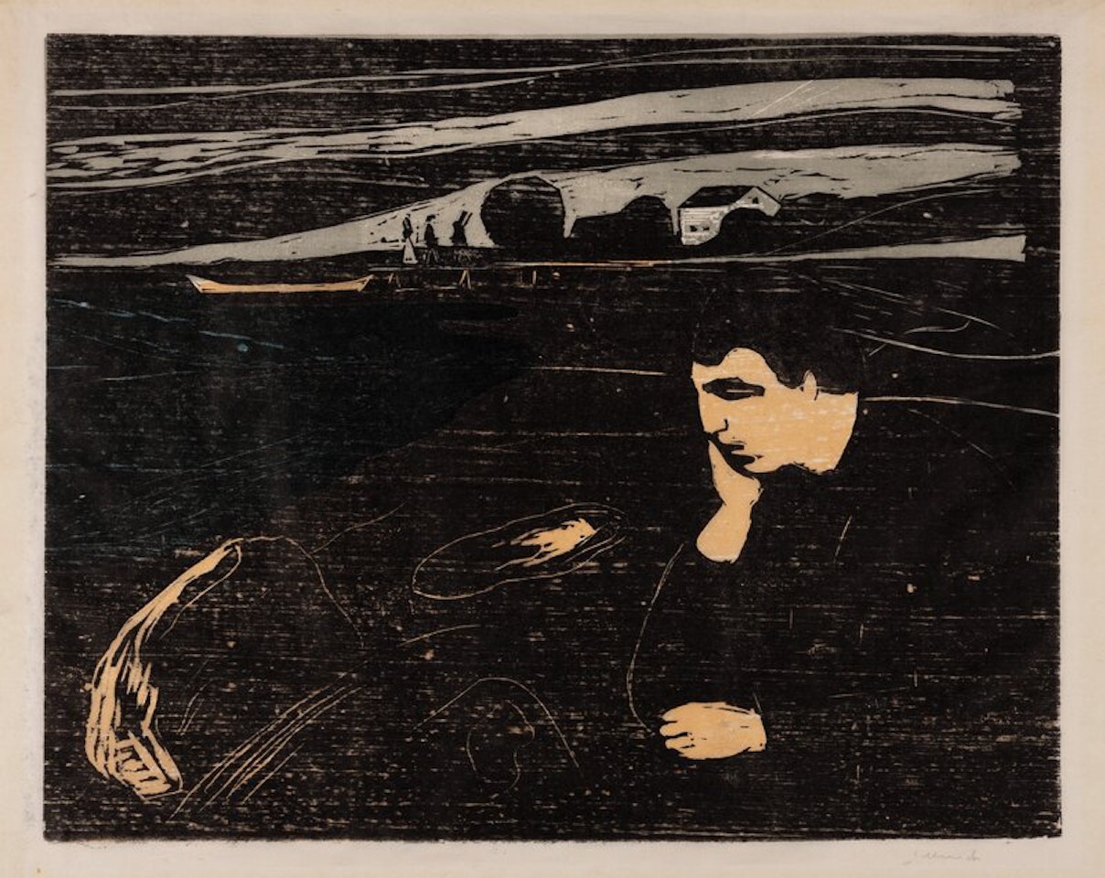 Melancholy III by Edvard Munch