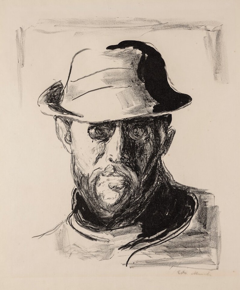 Hans Jæger III by Edvard Munch