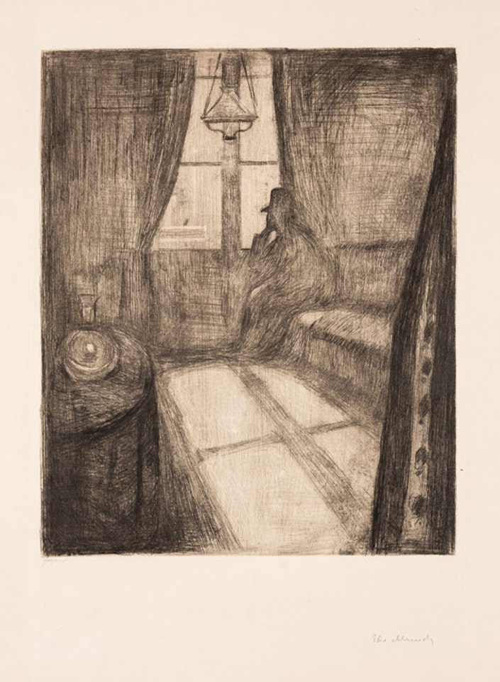 Moonlight. Night in Saint-Cloud by Edvard Munch