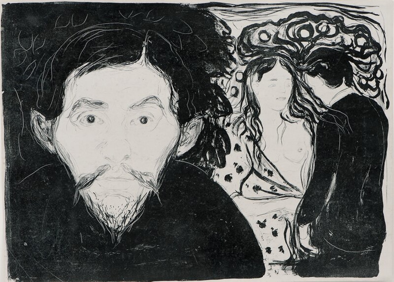 Yealousy I by Edvard Munch