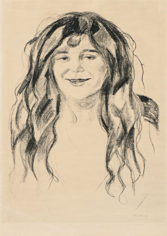 Peasent Girl by Edvard Munch