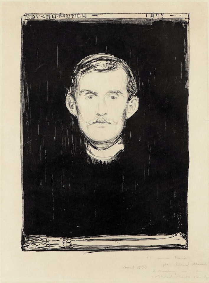 Self-Portrait by Edvard Munch
