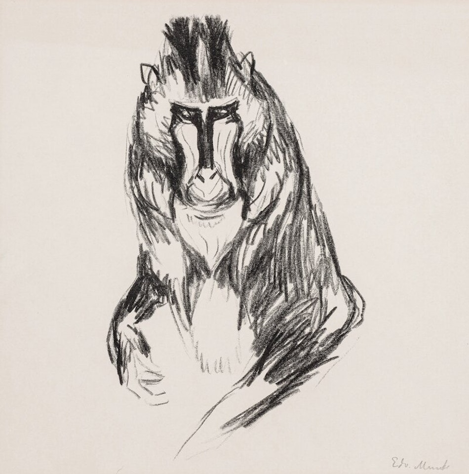 Gorilla by Edvard Munch