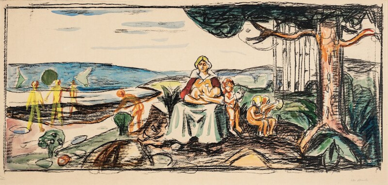 Alma Mater by Edvard Munch
