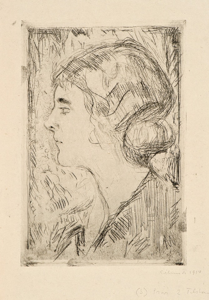 Hjørdis Gierløff 1914 by Edvard Munch