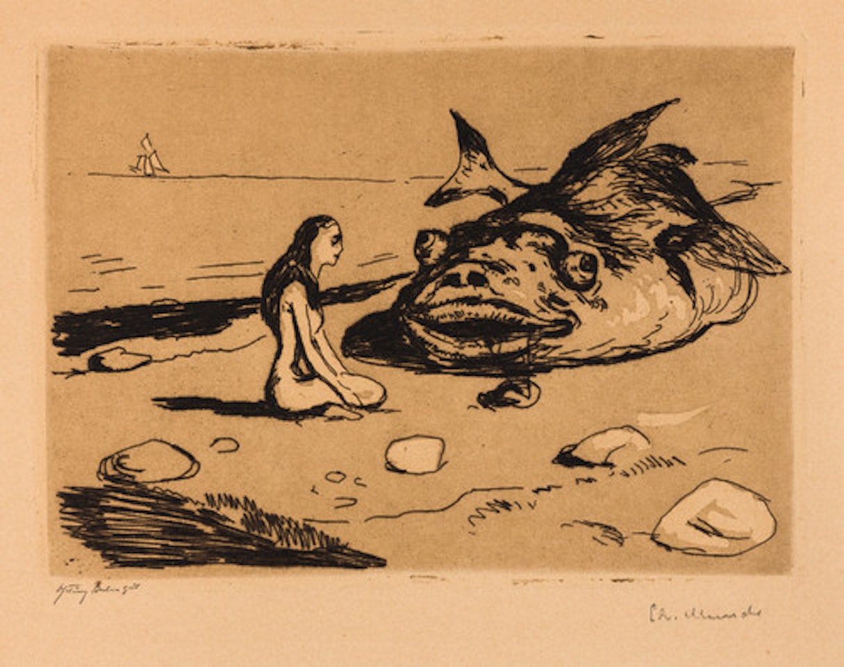 The Big Codfish by Edvard Munch