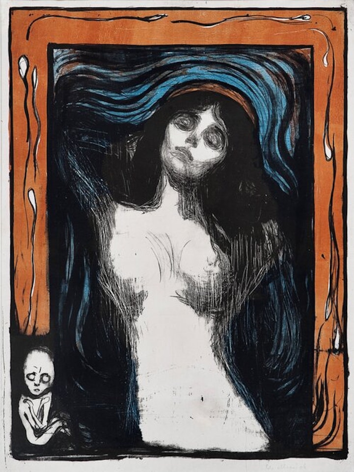 Madonna by Edvard Munch
